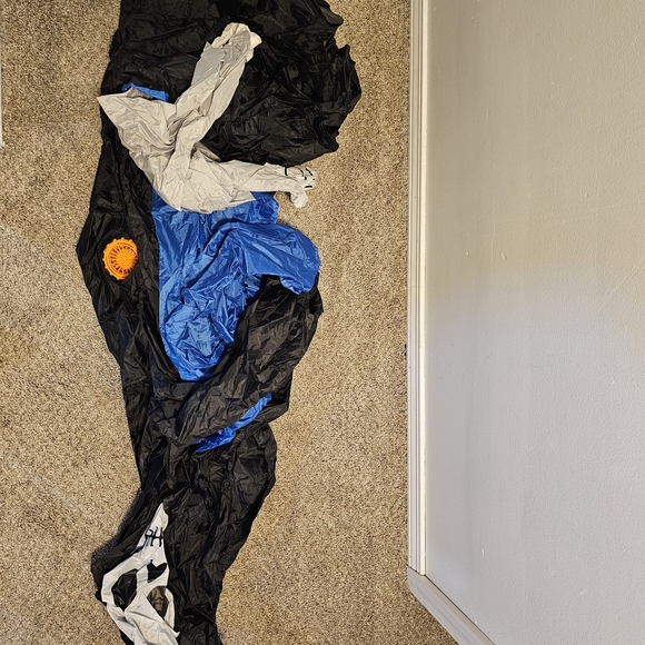 Inflatable Adult Pick Up Grim Reaper Halloween Costume Like New - Picture 2 of 2